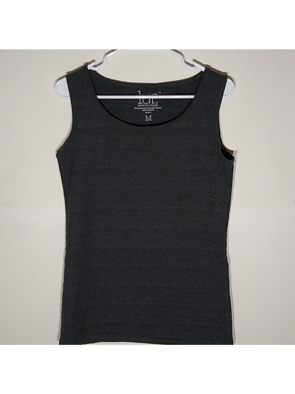 Lure Women's dark gray tank size medium, Office, Business, Casual, Summer,Career